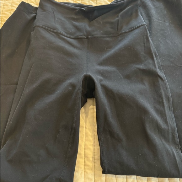 Lululemon size 6 black high rise wide leg pants. - Picture 2 of 4